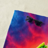 Serviette De Plage Coucher du soleil (En situation)