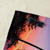 Serviette De Plage Coucher du soleil pittoresque de plage tropicale (En situation)