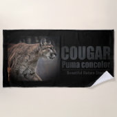Serviette De Plage COUGAR:Beach Towel (Devant)