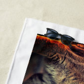 Serviette De Plage COUGAR：Beach Towel (En situation)