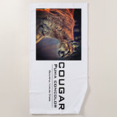 Serviette De Plage COUGAR：Beach Towel (Devant)