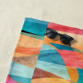 Serviette De Plage Couleur (En situation)