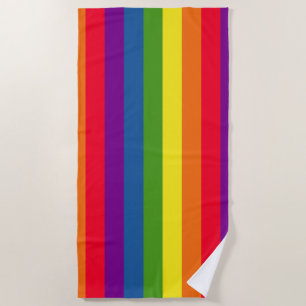 Serviette De Plage Couleurs arc-en-ciel colorées