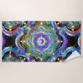 Serviette De Plage Couleurs de l'Univers Mandala (Devant)