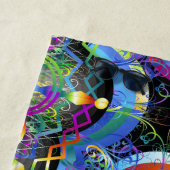 Serviette De Plage Couleurs de l'Univers Mandala (En situation)