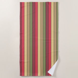 Serviette De Plage Couleurs de terre de la saison automnale sur papie