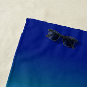 Serviette De Plage Couleurs du lever du soleil (En situation)
