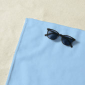 Serviette De Plage Couleurs personnalisées modifiables Élégant Script (En situation)