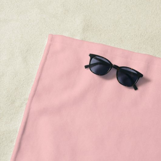 Serviette De Plage Couleurs personnalisées modifiables Élégant Script (En situation)