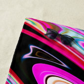 Serviette De Plage Couleurs vives Marbré (En situation)