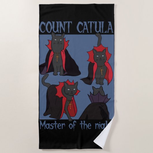 Serviette De Plage Count Catula Master of the Night (Devant)