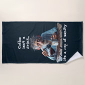 Serviette De Plage Coupe de Sanity (Devant)