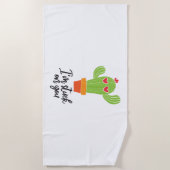 Serviette De Plage Couple Cadeau Je Suis Sur Vous (Devant)