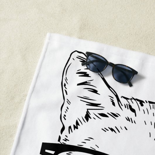 Serviette De Plage Couples de chat (En situation)