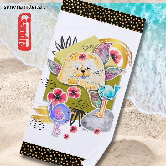 SERVIETTE DE PLAGE COURRIER COURRIER CHOSE-COURRIER