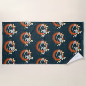 Serviette De Plage Course de drones (Devant)