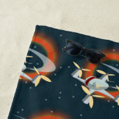 Serviette De Plage Course de drones (En situation)