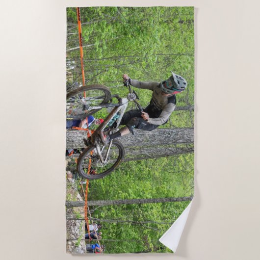 Serviette De Plage Course VTT Enduro (Devant)