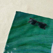 Serviette De Plage Couvercle surfeur (En situation)