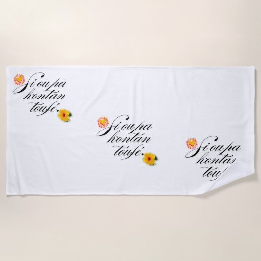 Serviette De Plage Couverture (Devant)