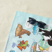 Serviette De Plage Couverture de la Californie du Sud (En situation)