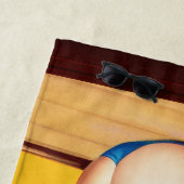 Serviette De Plage Couverture de la pâte à modeler par Peter Driben (En situation)