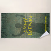 Serviette De Plage Couverture de livre Jimmy Darwin (Devant)