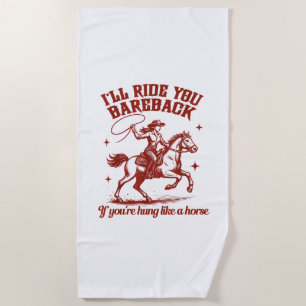 Serviette De Plage Cow-girls Western Wild West