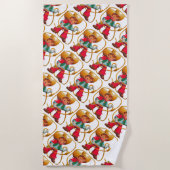 Serviette De Plage Cowboy Retro Boy Child Cute Western (Devant)