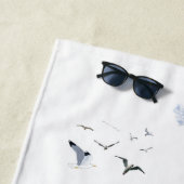 Serviette De Plage Crabe (En situation)