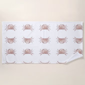 Serviette De Plage Crabe de l'Atlantique (Devant)