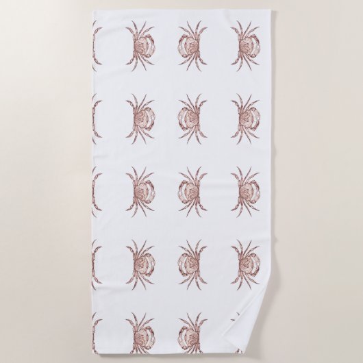 Serviette De Plage Crabe de l'Atlantique (Devant)