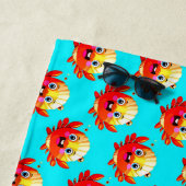 Serviette De Plage Crabes de dessin animé mignons (En situation)