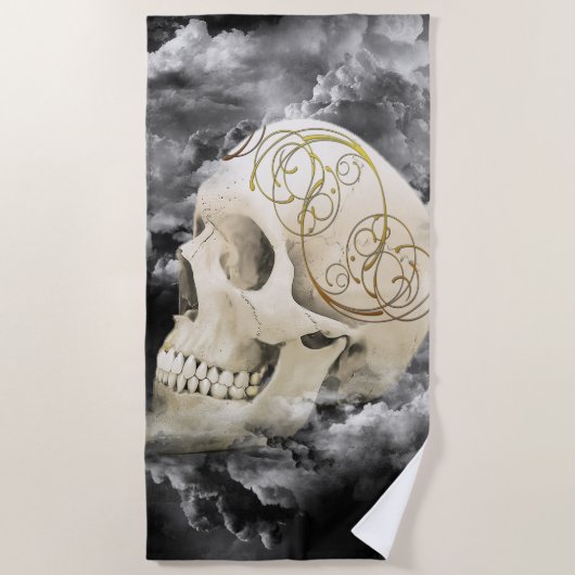 Serviette De Plage Crâne (Devant)