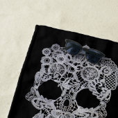Serviette de plage crâne Crochet (En situation)