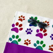 Serviette De Plage Crayon d'impression Fun Dog (En situation)