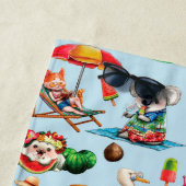 Serviette De Plage Crazy à propos de l'été (En situation)