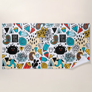 Serviette De Plage Crazy head