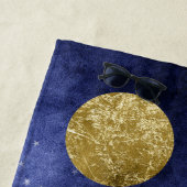 Serviette De Plage Cream Gingko the Chow Beach Towel (En situation)