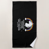 Serviette De Plage Créateur de Chocolat Fabuleux Magique Comme des Li (Devant)