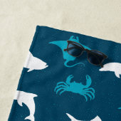 Serviette De Plage Créature marine de mer (En situation)