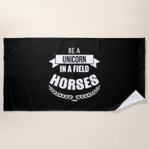 Serviette De Plage Créatures mythiques de licorne cheval Poney Licorn
