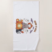 Serviette De Plage Creep It Real Halloween Clown (Devant)