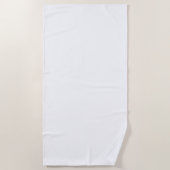 Serviette De Plage Créez votre propre (Devant)