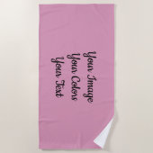 Serviette De Plage Créez votre propre (Devant)