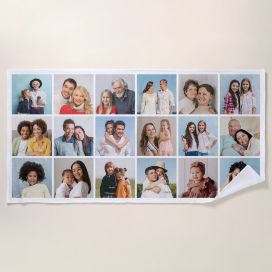 Serviette De Plage Créez votre propre collection photo 18 (Devant)