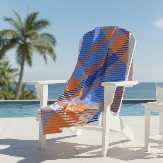 Serviette De Plage Créez votre propre couleur solide simple | Plage b