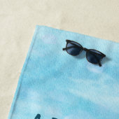 Serviette De Plage Créez votre propre devis inspirant motivationnel (En situation)