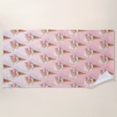Serviette De Plage Crème de glace Kitty - Rosy & Dreamy (Devant)