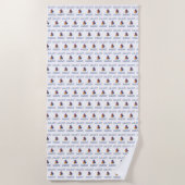 Serviette De Plage crème glacée (Devant)
